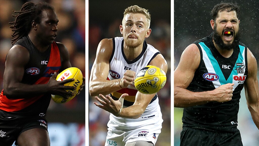 OutofcontractplayersAug23.jpg Bomber Anthony McDonald-Tipungwuti, Crow Hugh Greenwood and Power ruckman Paddy Ryder are all out of contract. All pictures: AFL Photos - AFL,Adelaide Crows,Brisbane Lions,Carlton Blues,Collingwood Magpies,Essendon Bombers,Fremantle Dockers,Geelong Cats,Gold Coast Suns,GWS Giants,Hawthorn Hawks,Melbourne Demons,North Melbourne Kangaroos,Port Adelaide Power,Richmond Tigers,St Kilda Saints,Sydney Swans,West Coast Eagles,Western Bulldogs,News,Contracts,Tag-Trade,Trade